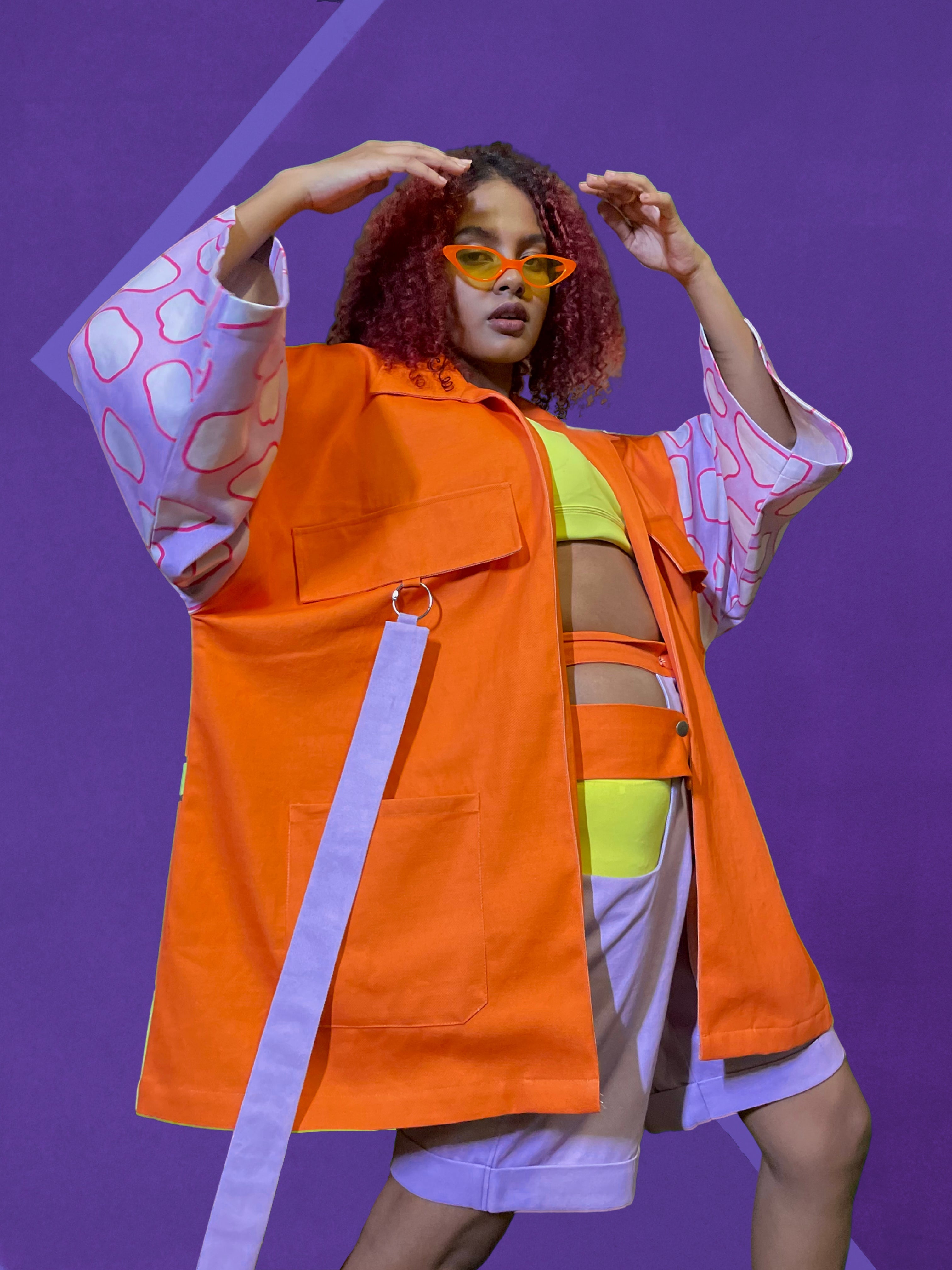 TANGY ORANGE JACKET - PART OF A SET [UNISEX]